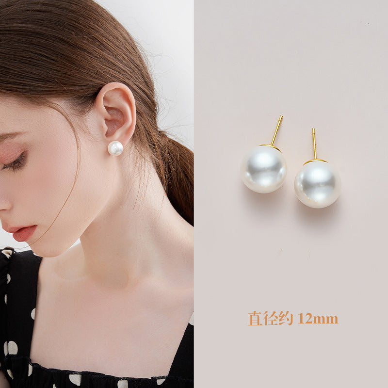 Simple Pearl Earrings – Elegant Jewelry, Stylish for Women
