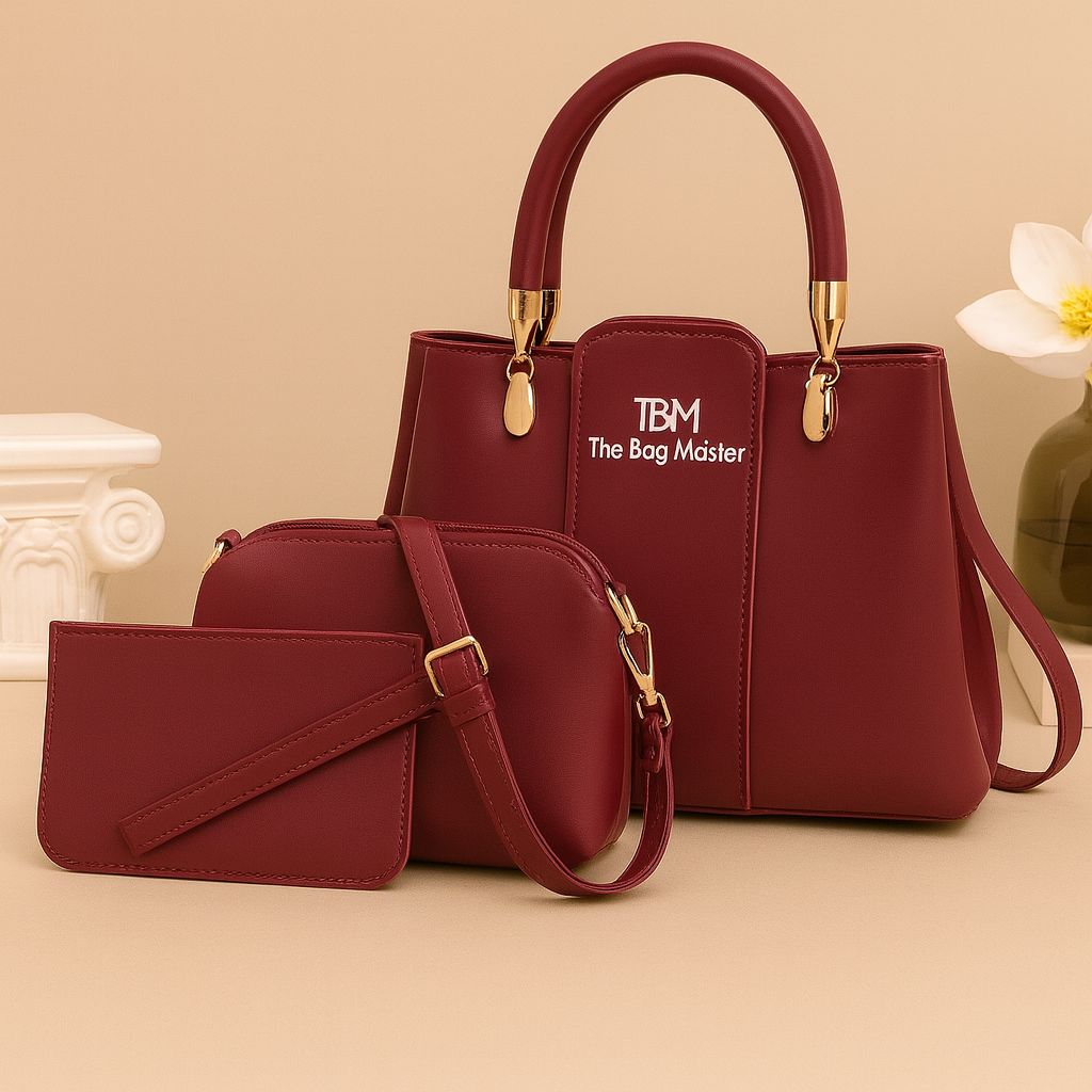 3 Pcs Ladies Handbag Set