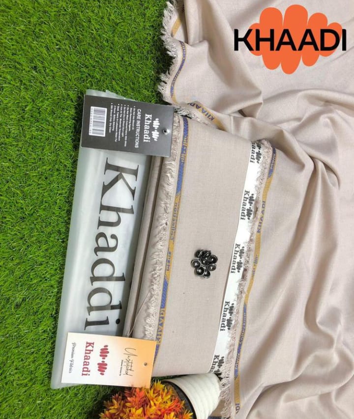 Khaadi Men’s Unstitched Wash & Wear Suit