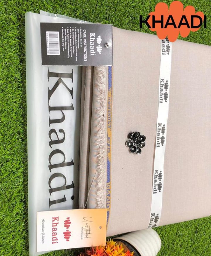 Khaadi Men’s Unstitched Wash & Wear Suit