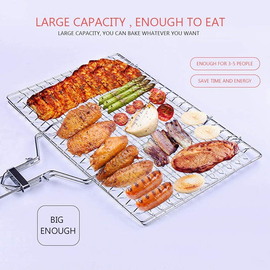 BBQ Stainless Steel Hand Grill