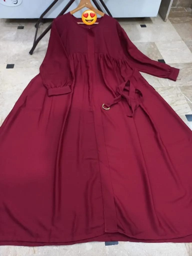 Georgette Plain Classic Abaya